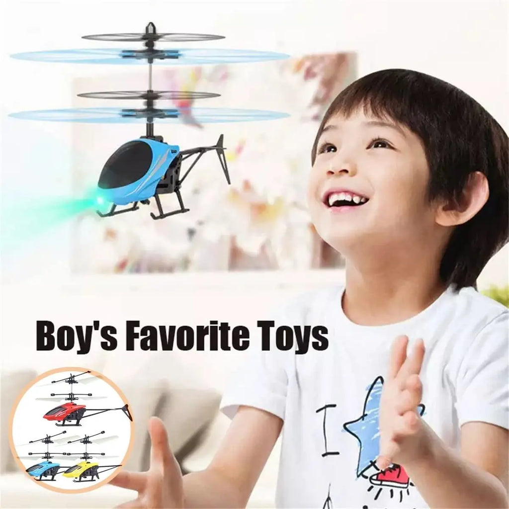 Remote Control Safe Fall-resistant Mini Helicopters Toys Rechargeable RC Helicopters Drone Toys Children's Gifts