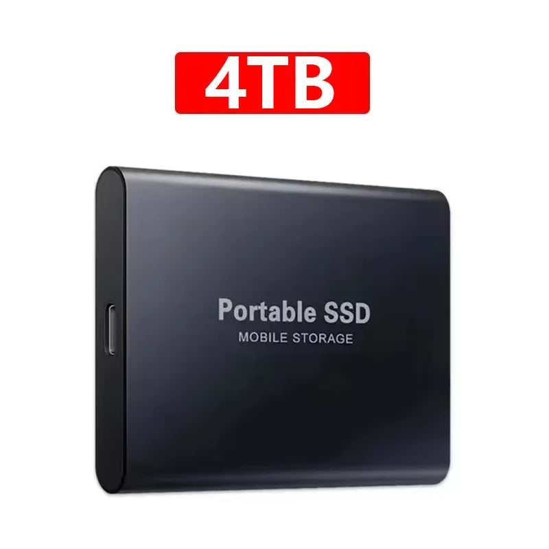 New External Hard Drive 1TB Portable SSD 2TB High-Speed Hard Disk 16TB Mass Mobile Solid State Drive USB3.2 for Laptops/PC/MAC