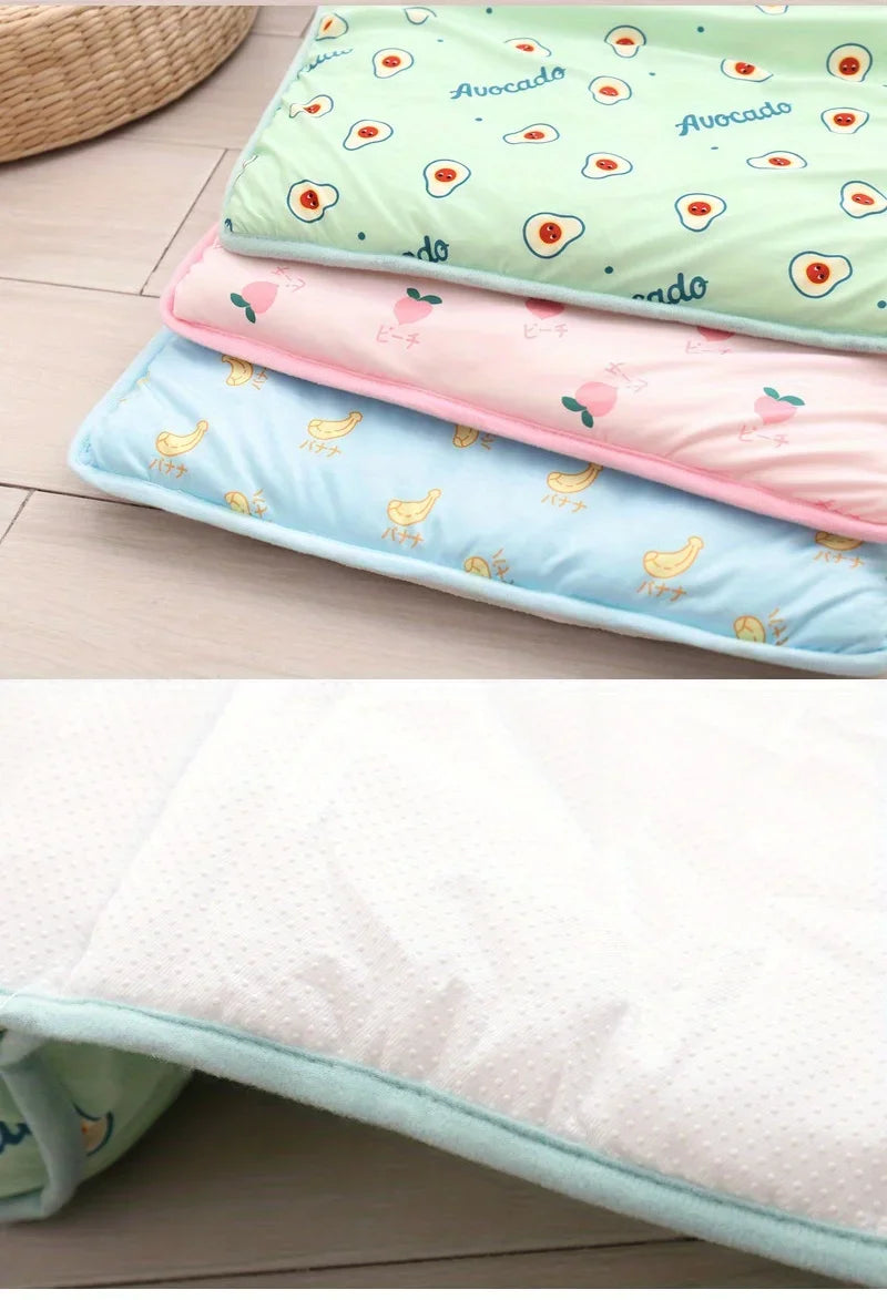 Dog Pillow Summer Pet Ice Cooling Cushion Dog Cooling Sleeping Mat Comfortable Pet Bed Dog Nest With Pillow