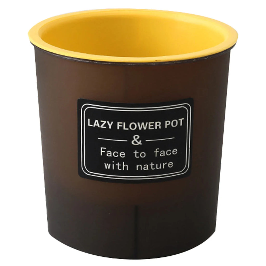 Translucent and Detachable Flower Pot No Deformation Pretty Flower Pot Plant Roots Breathing Draining Better Self-watering