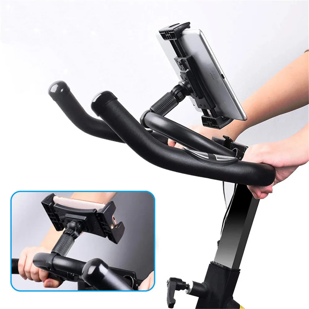 Bike Tablet Holder Bicycle Car Phone Tablet Mount for Indoor Gym Exercise for iPad Air Pro Mini Xiaomi Huawei 4.5 to 13‘’ Tabs