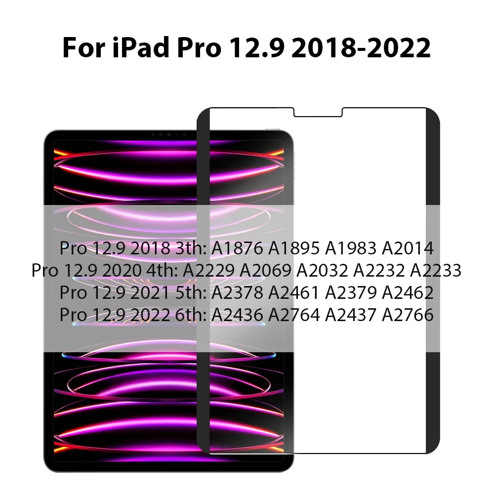 Magnetic Paper Film For Ipad Air 11 M3 M2 5 4 3 2 A16 10 9 10th 9th Generation Pro 13 M4 11th 12.9 Mini 6 7 A17 Screen Protector
