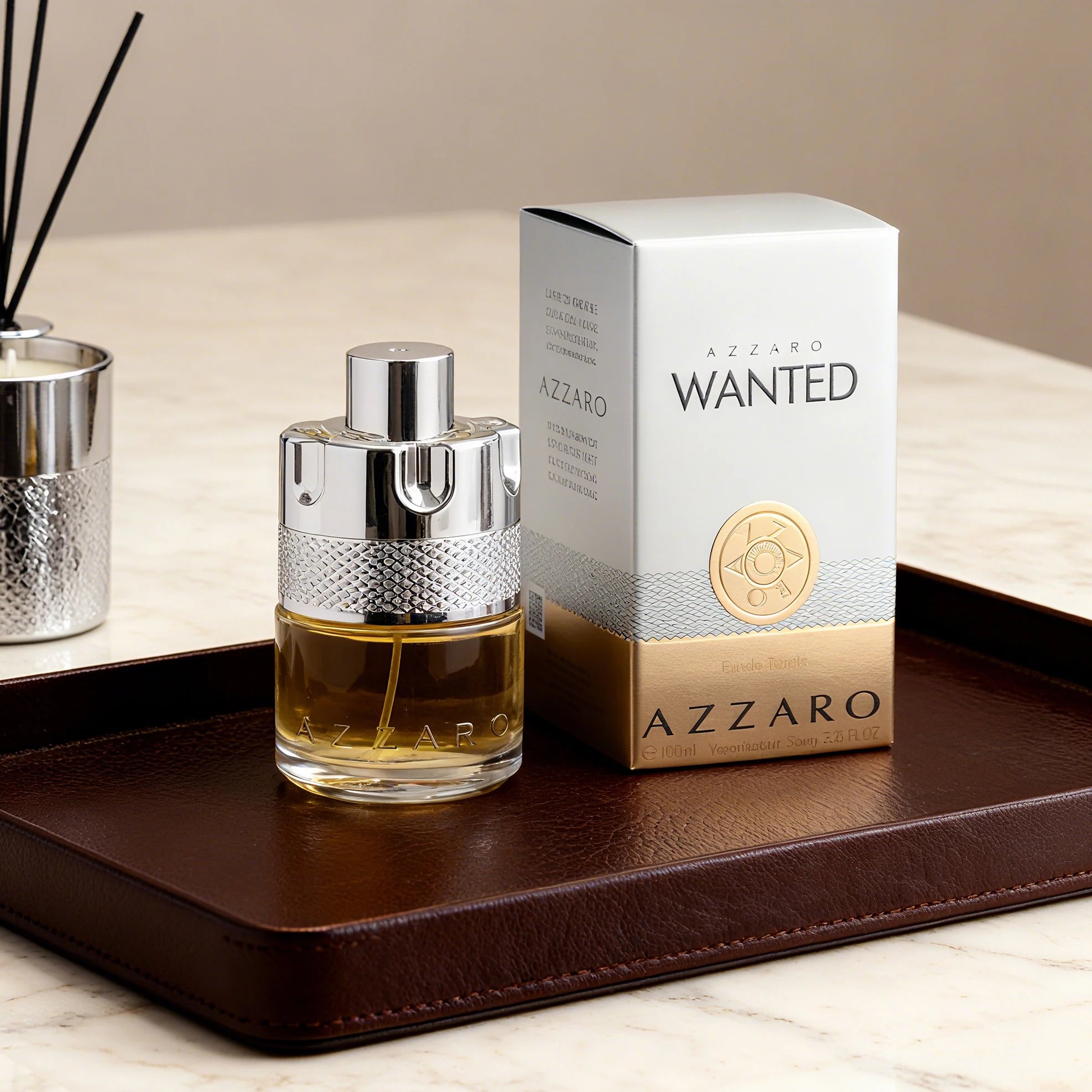 100ML Men Perfumes For Azzaro The Most Wanted Parfume Charm Eau De Parfum Intense Spicy Woody Fragrance Lasting Wear Date