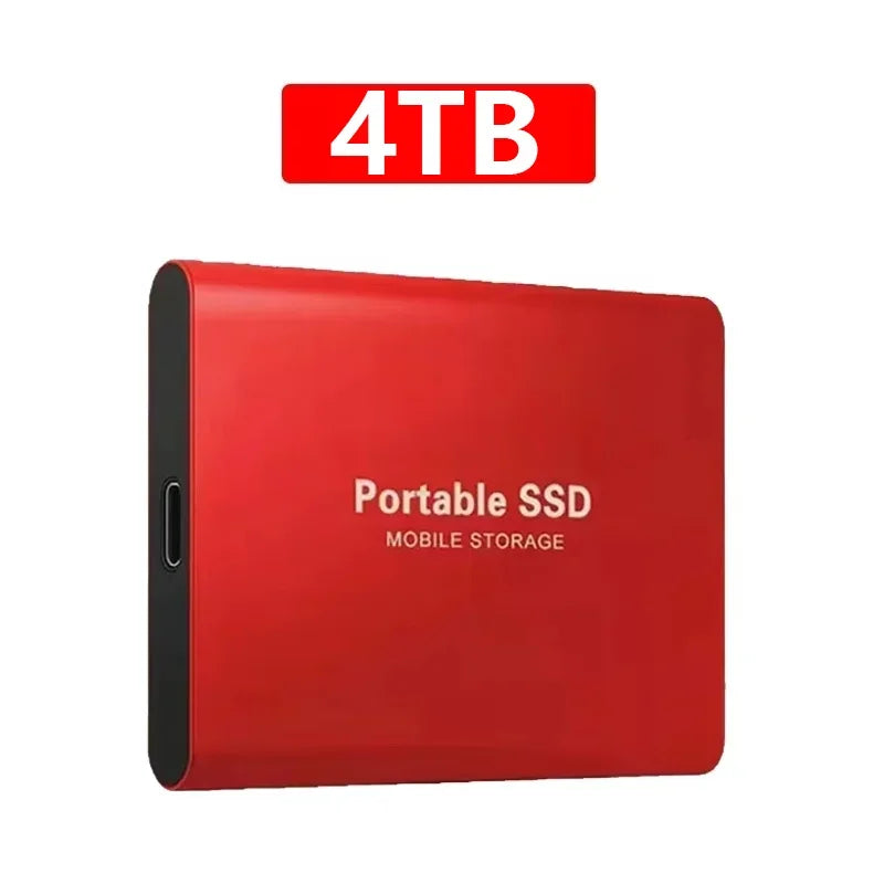 New External Hard Drive 1TB Portable SSD 2TB High-Speed Hard Disk 16TB Mass Mobile Solid State Drive USB3.2 for Laptops/PC/MAC