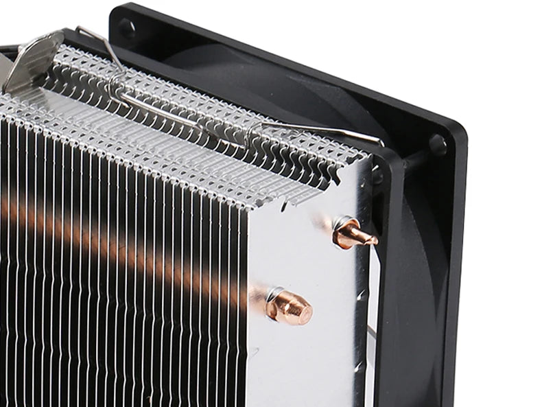 QiuzAim 2 Heatpipes Aluminum Copper AM4 1700 Cpu Cooler 1200 Radiator RGB Tower 115x Heatsink For PC Deskop AM5 1150 i3 i5 i7