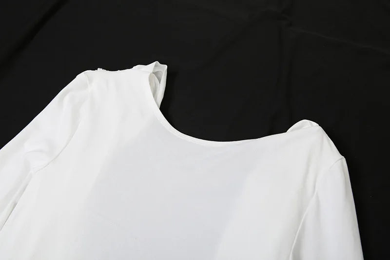 Women's Clothing 2025 Autumn New Style High-end Temperament Sexy Backless Dress Long Skirt Slim Fit Long Sleeved Dress