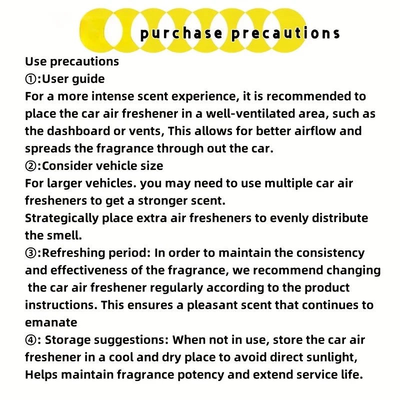 Car Air Freshener, Long Lasting Fragrance, Suitable for Car, Home, Office, Bathroom, Bedroom, Car Interior Aromatherapy ﻿