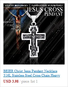 BEIER 2018 New Stainless Steel Fashion Claw Necklace Pendant With Red/Black/blue Stone fashion jewelry for man BP8-122