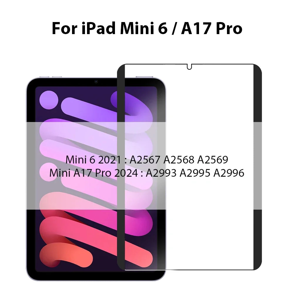 Magnetic Paper Film For Ipad Air 11 M3 M2 5 4 3 2 A16 10 9 10th 9th Generation Pro 13 M4 11th 12.9 Mini 6 7 A17 Screen Protector