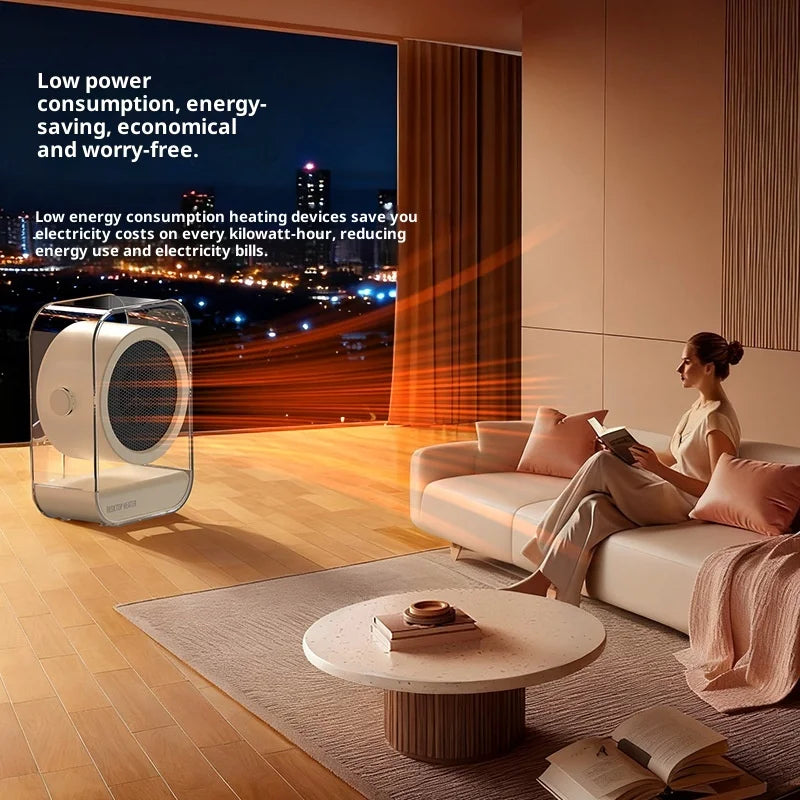 Household heater Desktop heater Desktop Electric Heater  High power office student dormitory electric heater Warm Air Blower