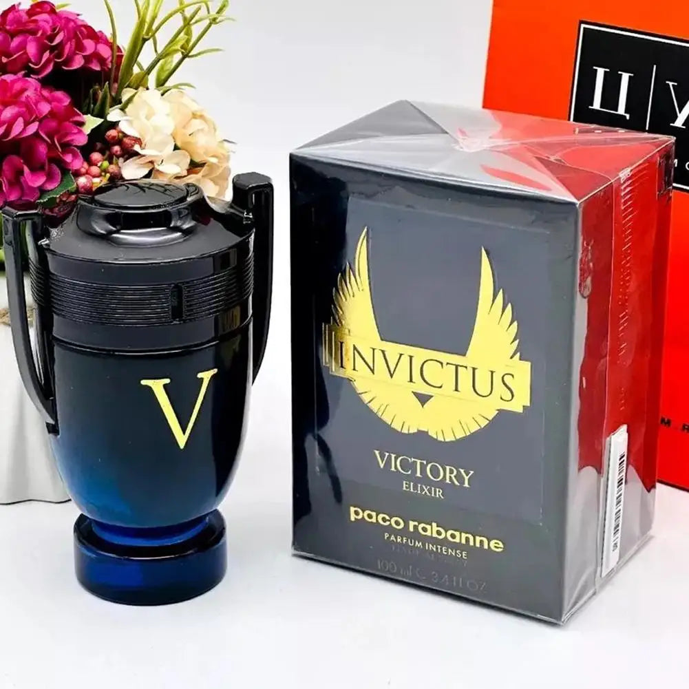 Paco Rabanne Perfume Invictus Eau De Toilette Spray Invictus Victory Elixir 3.4 Oz Parfum Intense Cologne EDP Body Spray