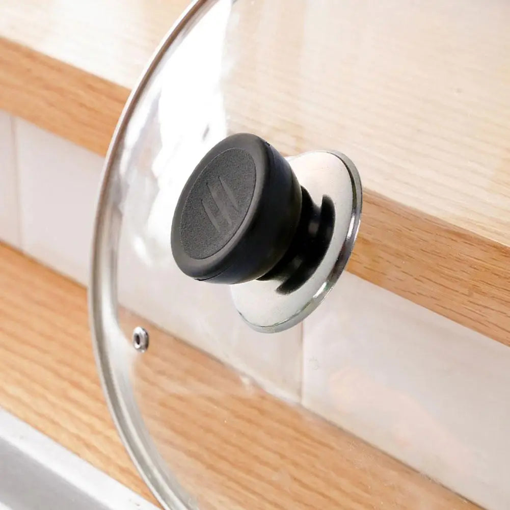 1pcs Plastic Glass Pot Button Pot Cover Head Pot Cover Universal Handle Pot Cover Cooking Accessories