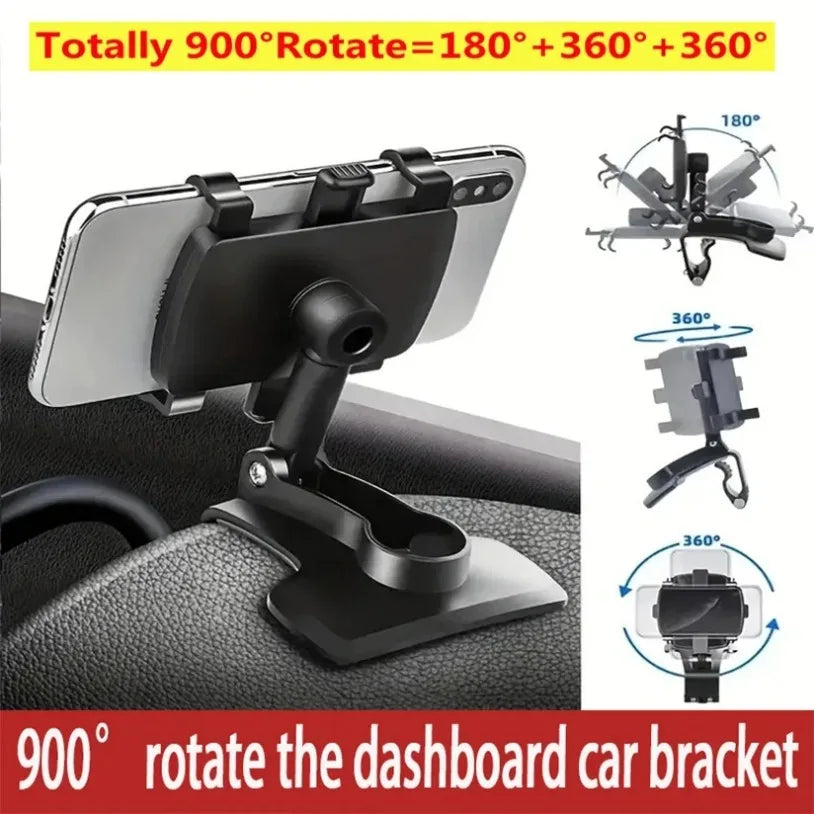 2025 New Universal 360° Rotation Car Phone Holder Stand Dashboard Car Clip Mount GPS Bracket Car Mobile Phone Support in Car