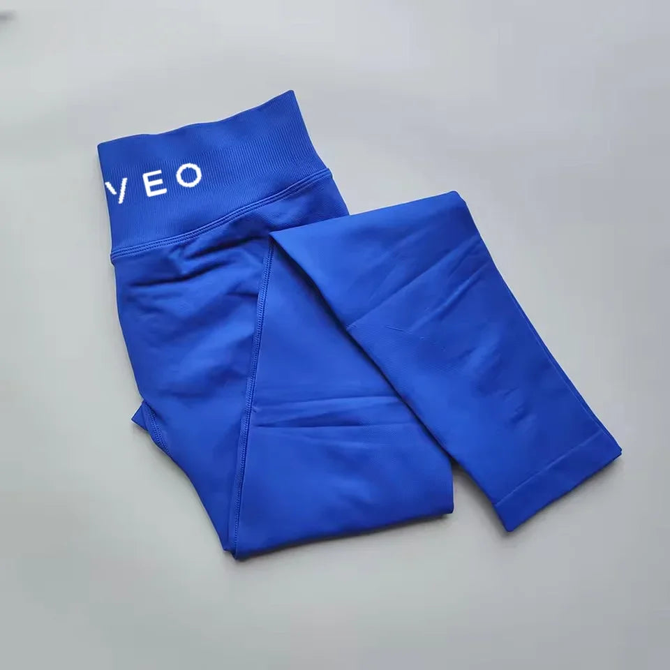 TEVEO New S Impact Leggings Women Seamless Sports Yoga Pants Low Ribbed Band Gym clothes Fitness Workout wear Scrunch Bum Tights