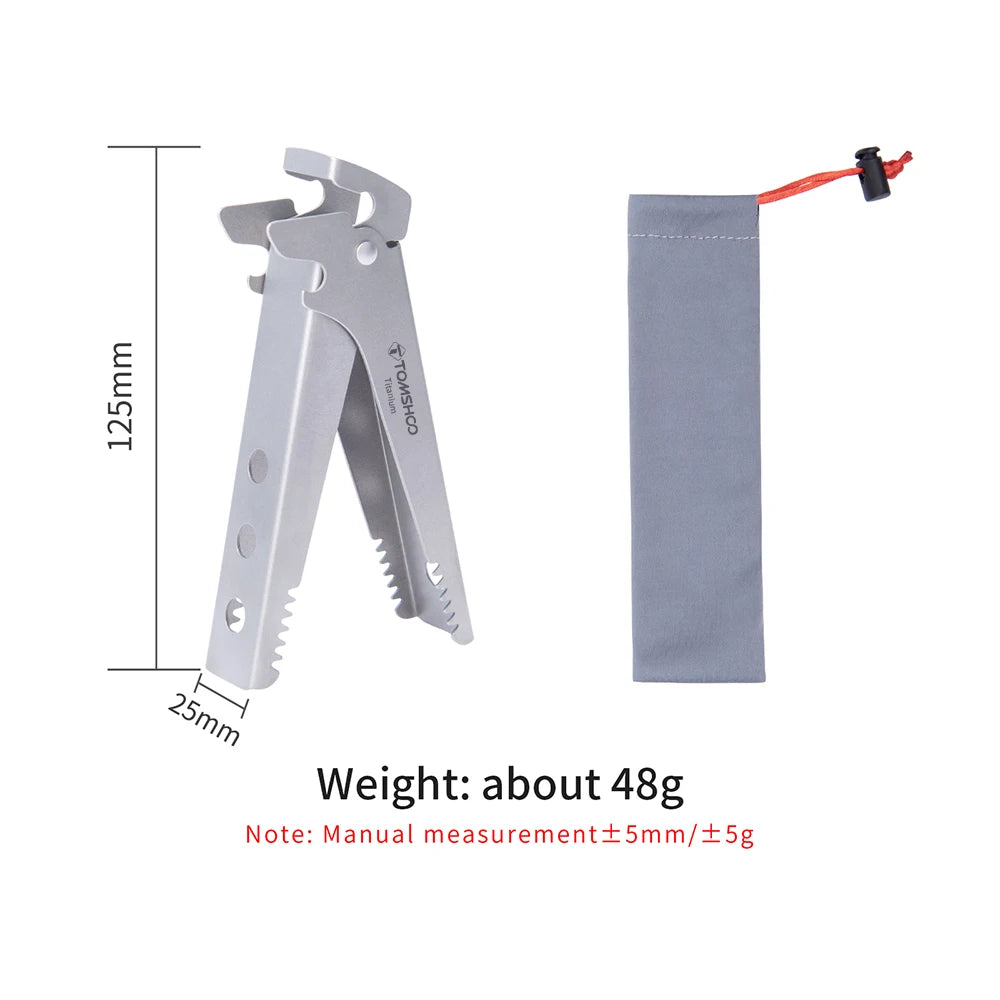 Titanium Pot Clip Multi-functional Kitchen Utensil Clip Heat-resistant Pot Holder Non-slip Pot Clip Versatile Pot and Pan Holder