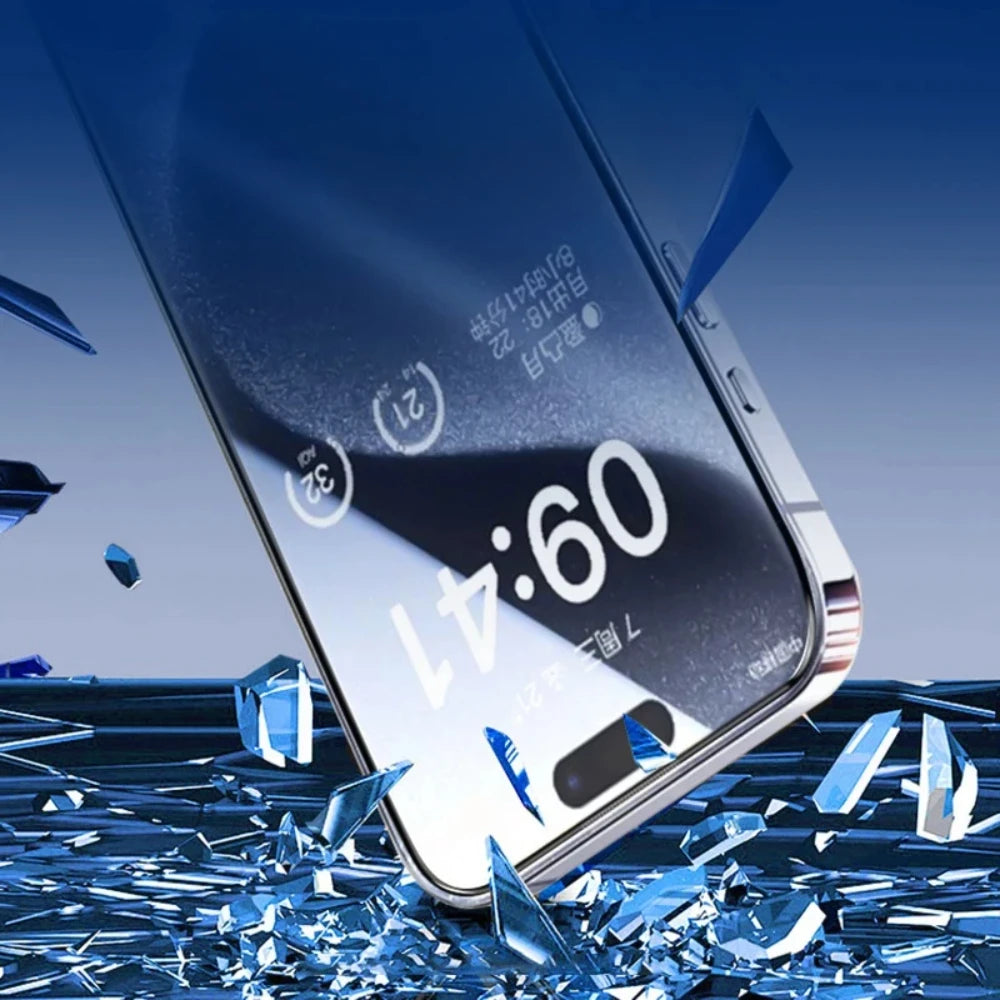 NNBILI 5PCS Anti-peep Screen Protector For iPhone 16 Pro Max 15Pro 14 Plus13 Anti Scratch Privacy Tempered Glass For iPhone 16e
