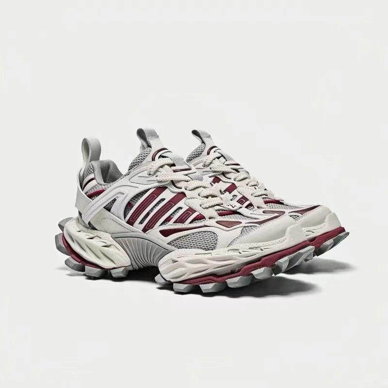 STRONGSHEN Men Running Shoes Ourdoor Jogging Trekking Sneakers Lace Up Mesh Athletic Shoes Comfortable Light Soft Sport Shose