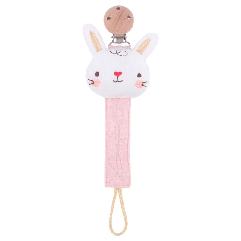 Baby Pacifier Clip Chain Cotton Cartoon Country Style Holder Dummy  Handmade   Christmas Gift Dropshipping