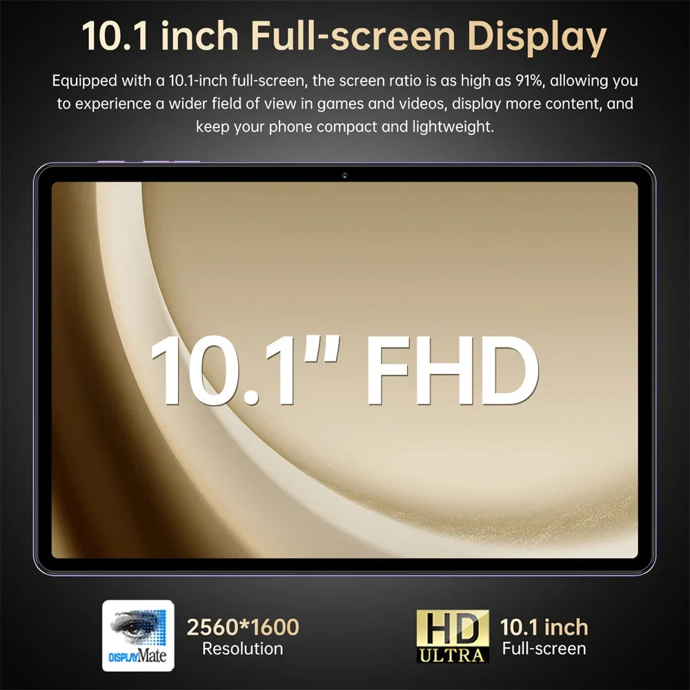 Global Edition New Original Pad 7s pro Tablets 10.1"  Android 15 Tablet PC 22GB+2TB 10000mAh 5G Dual SIM WiFi Kids Tablet Tab