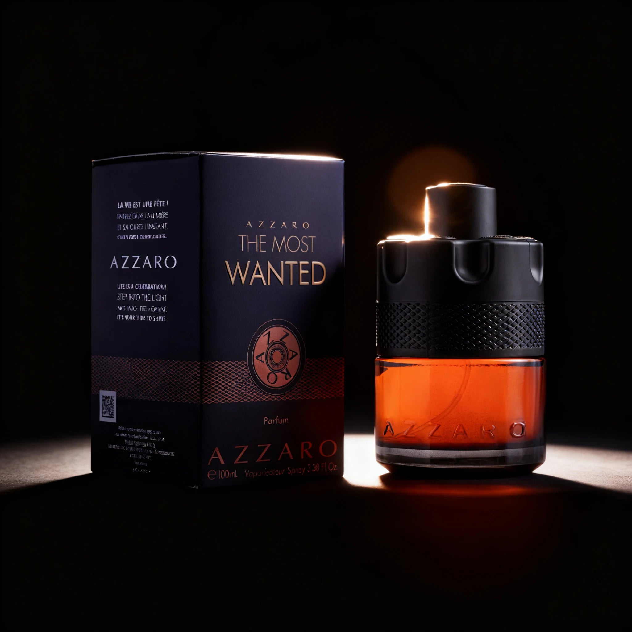 100ML Men Perfumes For Azzaro The Most Wanted Parfume Charm Eau De Parfum Intense Spicy Woody Fragrance Lasting Wear Date