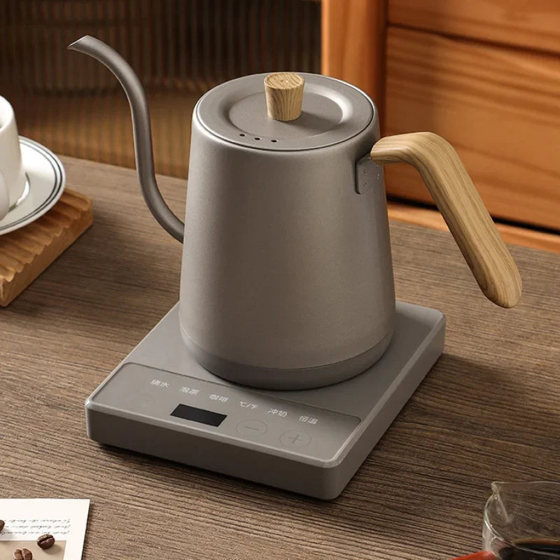 1000W Slim Mouth Pot Temperature Control Water Pot Tea Pot 220V Gooseneck Electric Coffee Pot Manual Brewing Coffee Pot