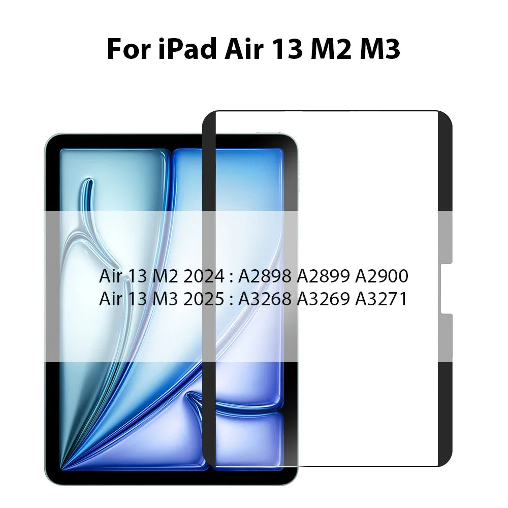 Magnetic Paper Film For Ipad Air 11 M3 M2 5 4 3 2 A16 10 9 10th 9th Generation Pro 13 M4 11th 12.9 Mini 6 7 A17 Screen Protector