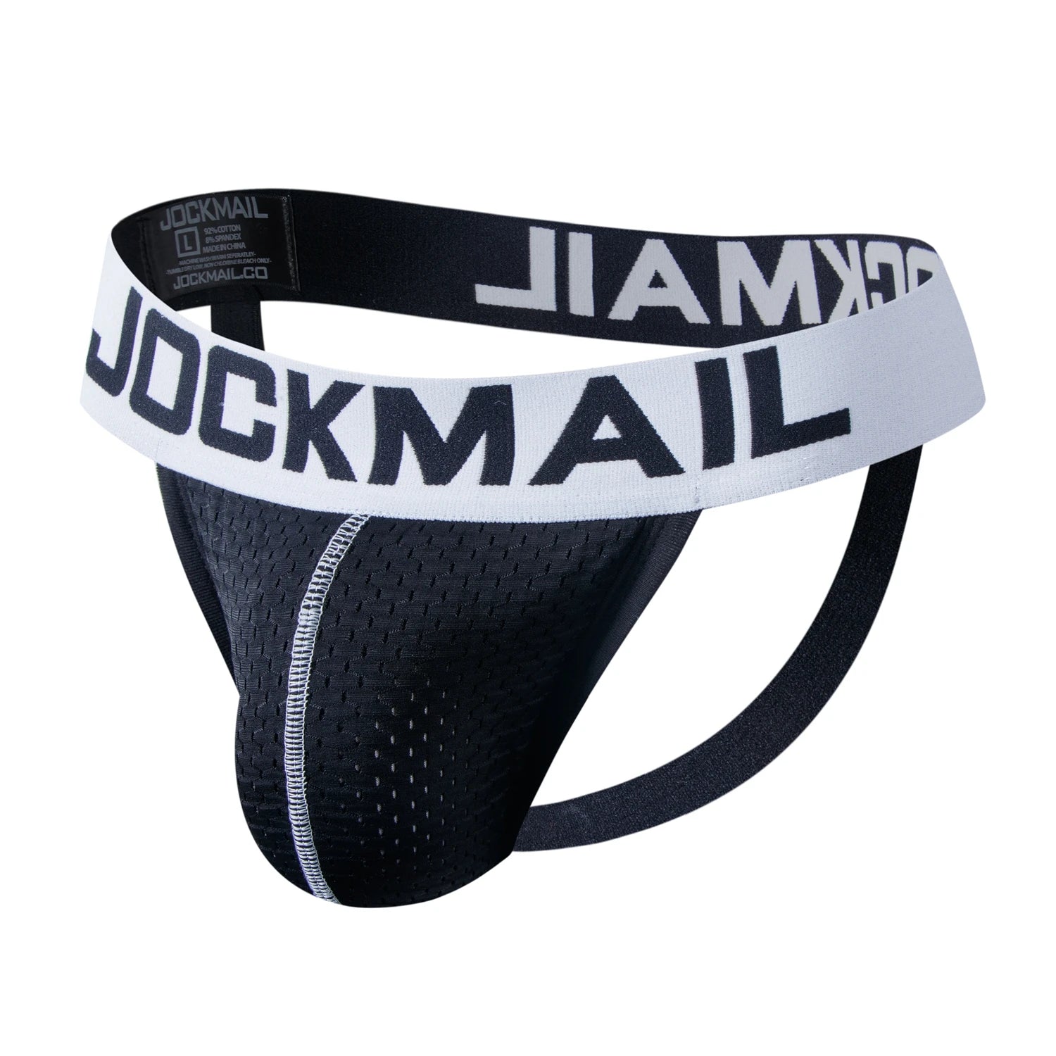 JOCKMAIL New Jocks Men Mesh Low Waist Sexy Men Underwear Briefs Gay Penis Pouch Wonderjock Bikini Underwear Man Jockstrap thong