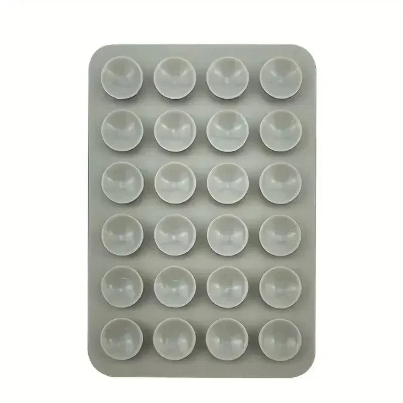 Phone Silicone Suction Cup Holder Multifunctional Suction Cup Wall Stand Square Anti-Slip Single-Sided Case Mount Back Sticker