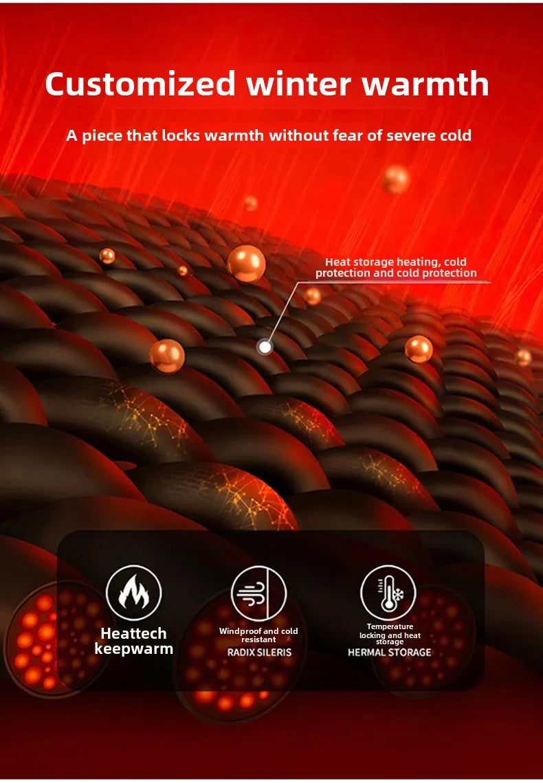 Outdoor Ski Fleece Jacket Men's Autumn And Winter Brand Thick Very Cold Plush Lapel Coat Casual Snow Windproof Sweatshirt Jacket