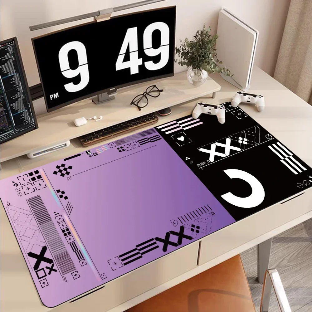 1pc Mousepad HD Big Keyboard Mat Table Non-Slip Students Gamer Desktop 800x400 Cushion Gaming Accessories High Elastic XXL Rug