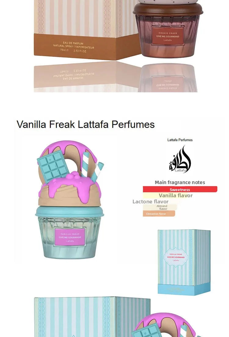 Eau de Parfum 75ml, Delicious Vanilla Caramel Accord, Gourmand Oriental Scent, Long Lasting Wear