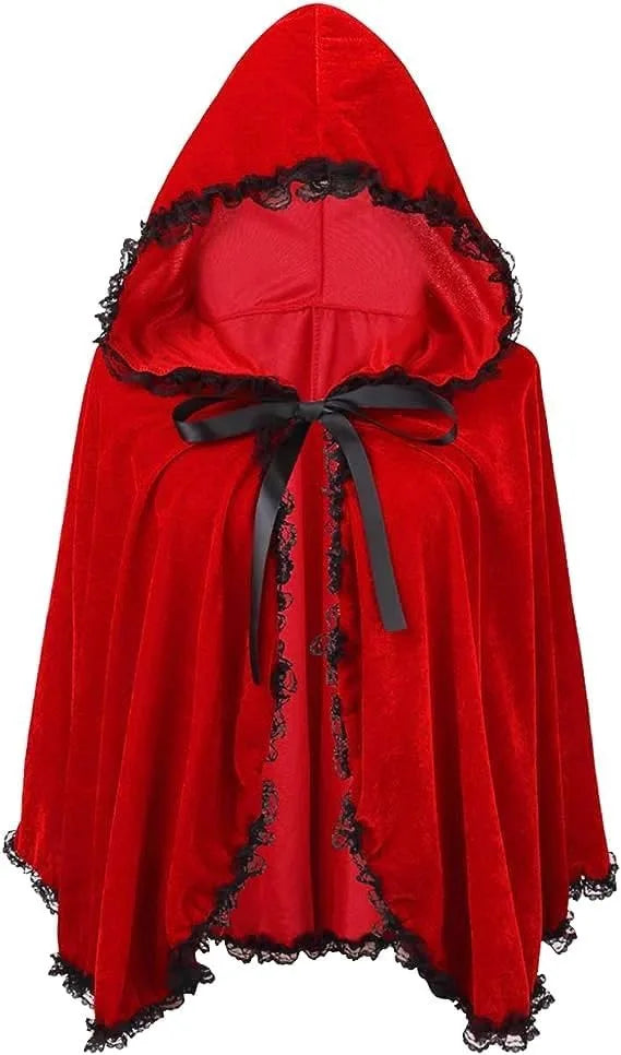 Christmas Clothing Adult Christmas Cloak Cloak Little Red Riding Hood Christmas Cloak Party Stage Performance Clothing