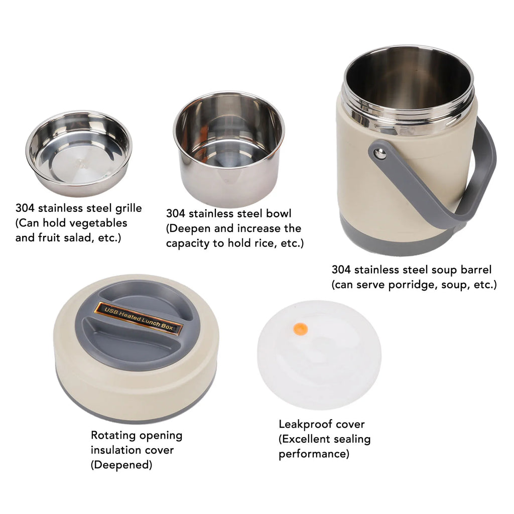 Thermal Cooker Pot Thermal Cooker Pot Stainless Steel Mini Portable Constant Temperature Heat Preservation Lifting Pot