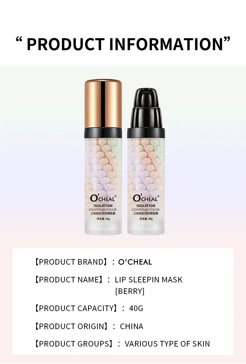 Makeup Primer Breathable BB Cream Not Sticky Face Foundation Intensive Moisturizes Provide Deep Moisture Helps Brighten Skin