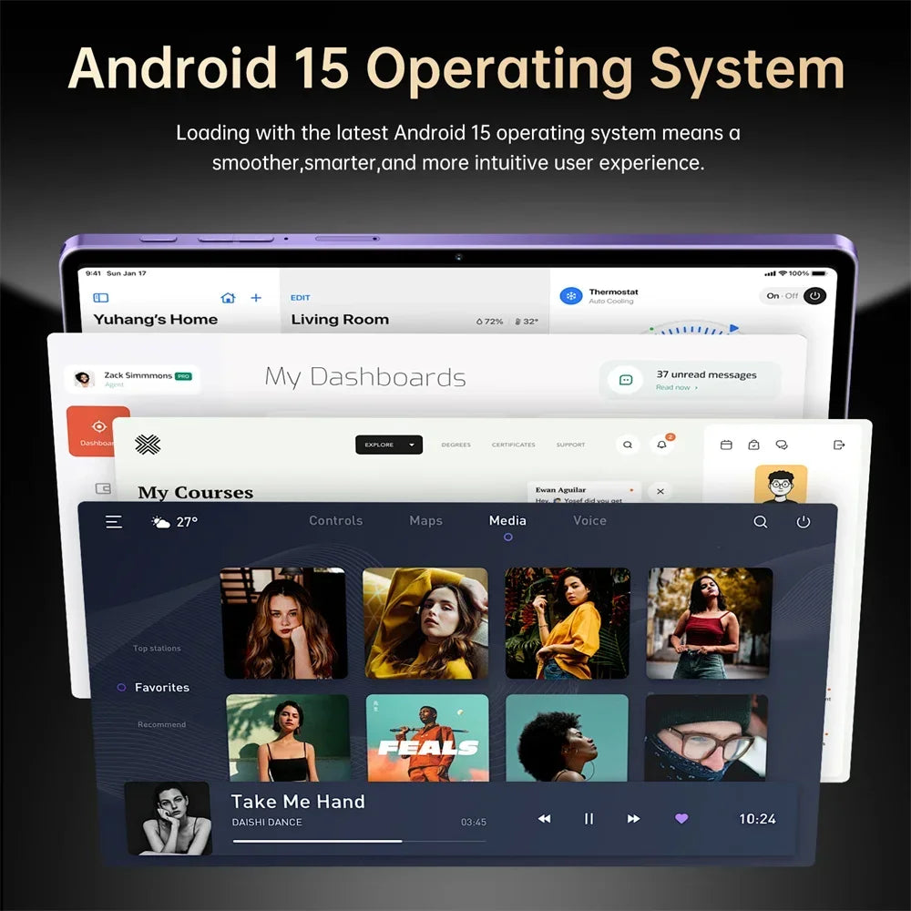 Global Edition New Original Pad 7s pro Tablets 10.1"  Android 15 Tablet PC 22GB+2TB 10000mAh 5G Dual SIM WiFi Kids Tablet Tab