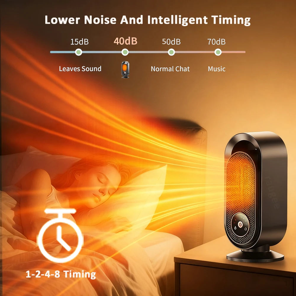 Portable Heater Electric Heater Convenient Bedroom Heater Heating Warm Winter Warmer Machine Fast Heating Office Home Appliance