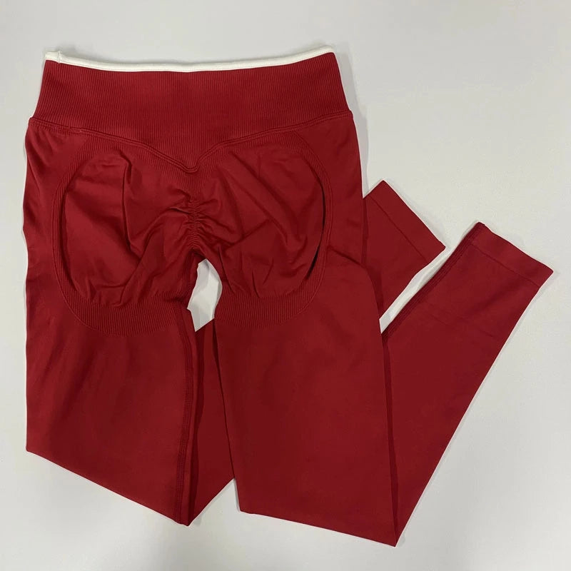 Ignite Sculpt ScrunchSeamless Scrunch teveo  Legging for Women Yoga Pants Hip Lifting Running Exercise Gym Ignite Sculpt Series