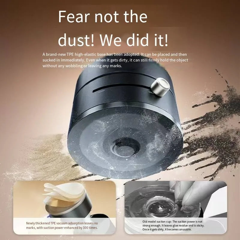 Car mobile phone magnetic Stand 2025 New type suction cup vacuum adsorption car special fixed mobile phone stand