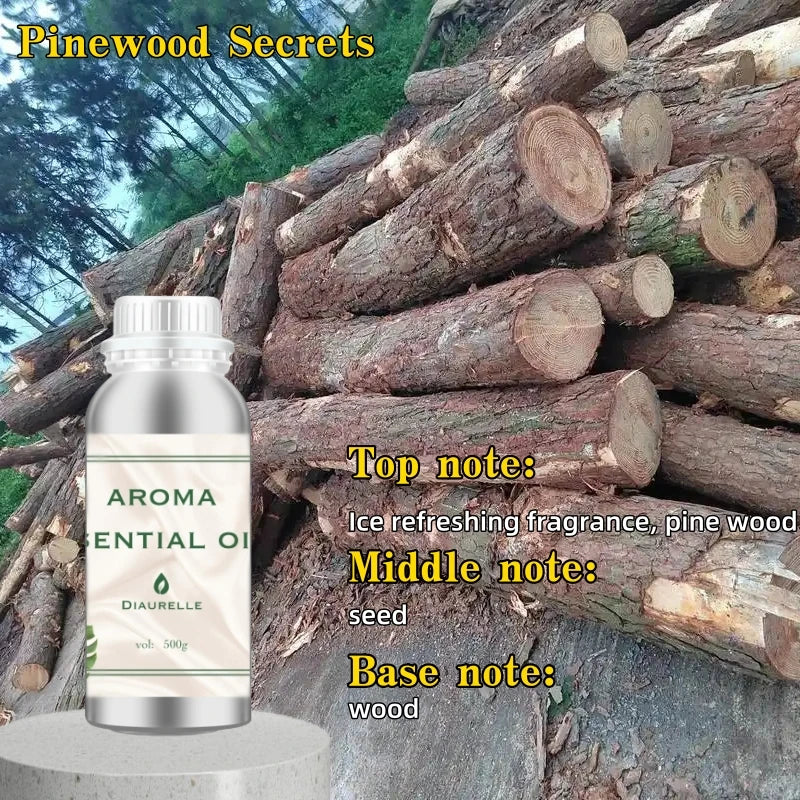 Aroma Diffuser Perfume Fragrance Oil Pure Scented Air Freshener Scent Diffusers Diaurelle 500ML Essential Oil Diffuser Natural