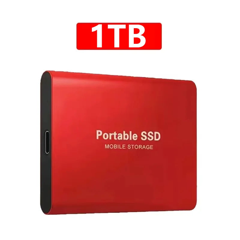 New External Hard Drive 1TB Portable SSD 2TB High-Speed Hard Disk 16TB Mass Mobile Solid State Drive USB3.2 for Laptops/PC/MAC