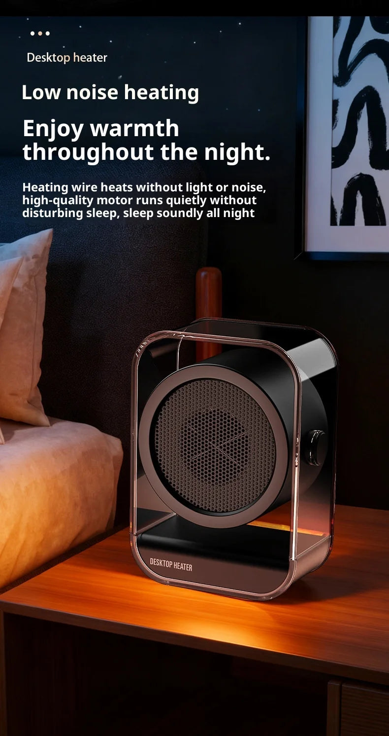 Household heater Desktop heater Desktop Electric Heater  High power office student dormitory electric heater Warm Air Blower
