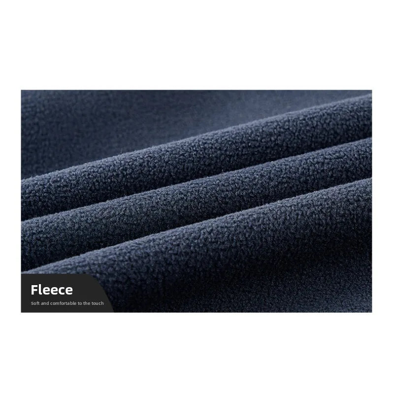 Winter New Fashion Trend Retro Sports Thick Warm Lamb Wool Jacket Men's Casual Loose Comfortable High-Quality Plus Size Jacket