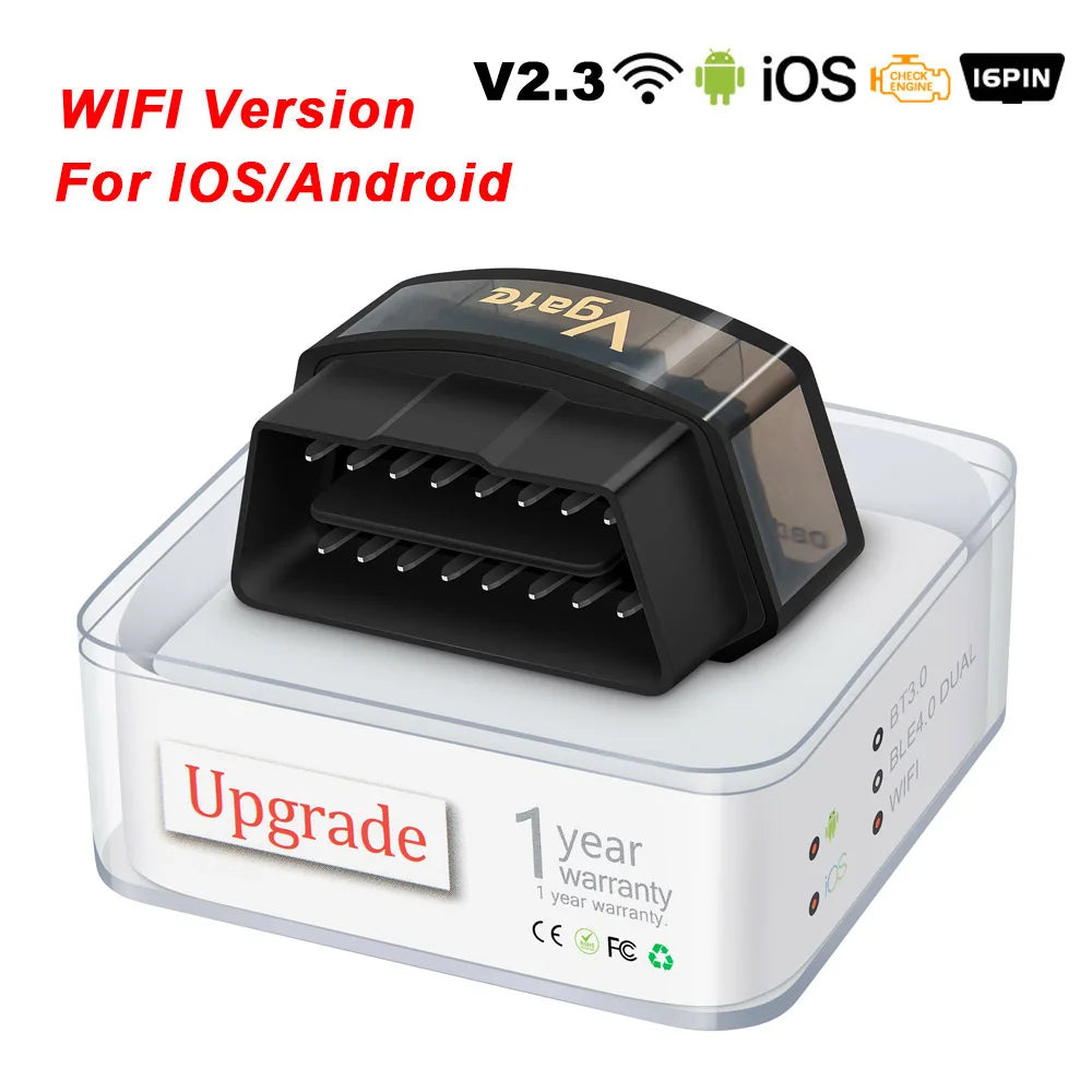 Vgate iCar Pro ELM327 V2.3 Bluetooth 4.0 WIFI For IOS/Android OBD Auto Scanner Code Reader OBD2 Car Diagnostic Tool ELM 327 V1 5