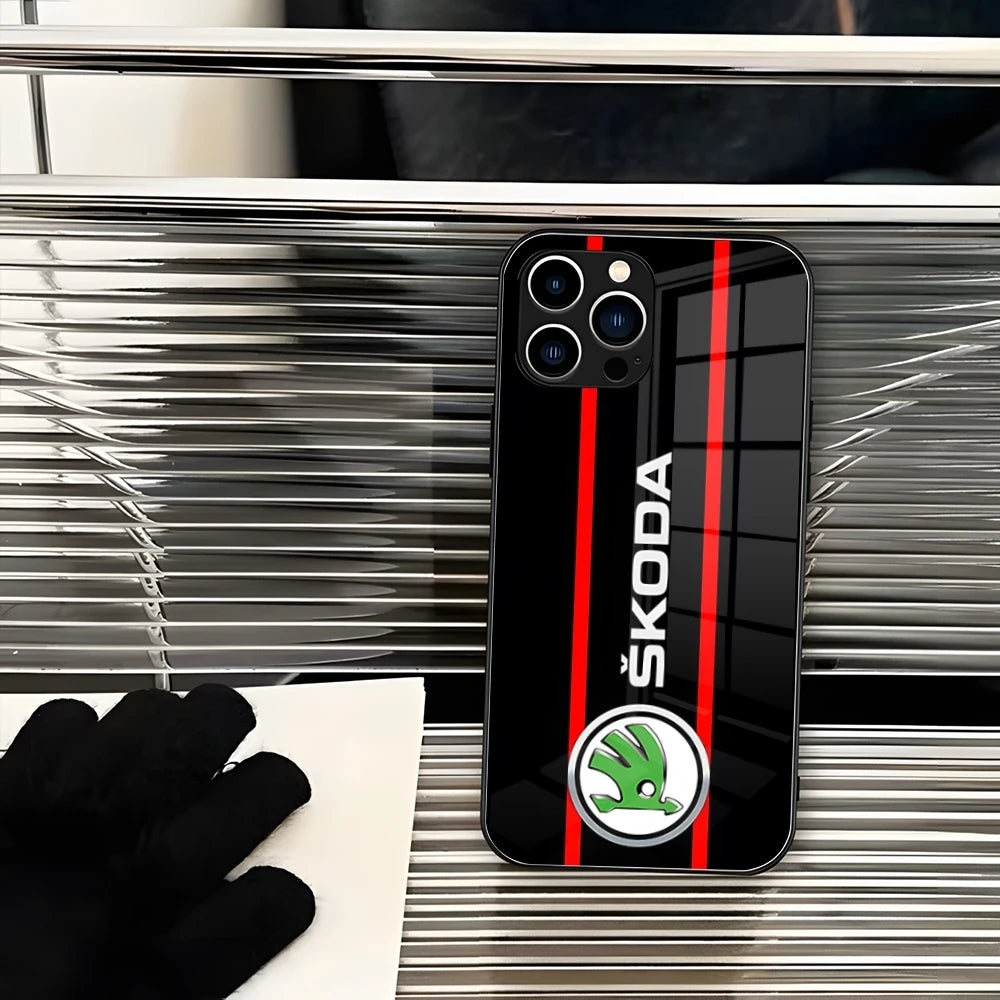 Super Car Design-Skodas Phone Case For IPhone 14 16 Pro 15 Max Plus Suitable For 28-38 13 12 11 X XR XS 8 7 6 MINI SE 2022 Gla