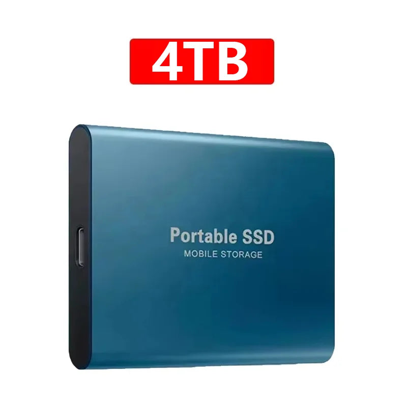 New External Hard Drive 1TB Portable SSD 2TB High-Speed Hard Disk 16TB Mass Mobile Solid State Drive USB3.2 for Laptops/PC/MAC