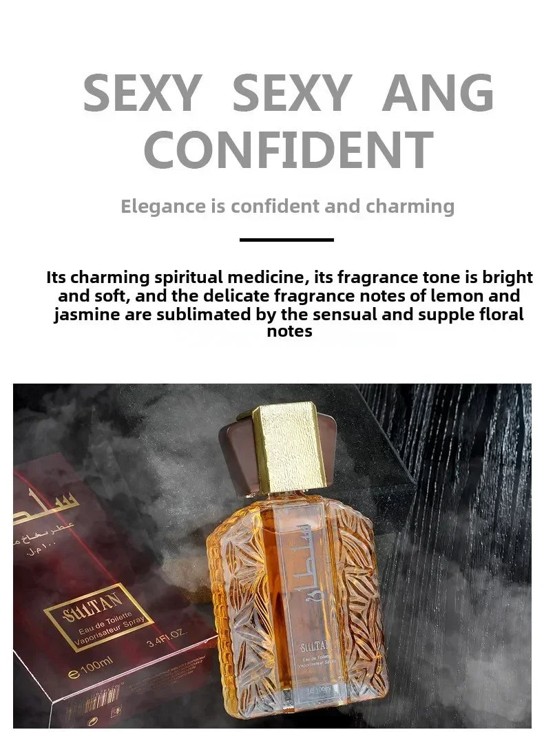 100ML Pheromones Perfume to Attract, Arabic Perfume for Women & Men, Long Lasting Original Eau De Parfum Spray, Gift & Deodorant