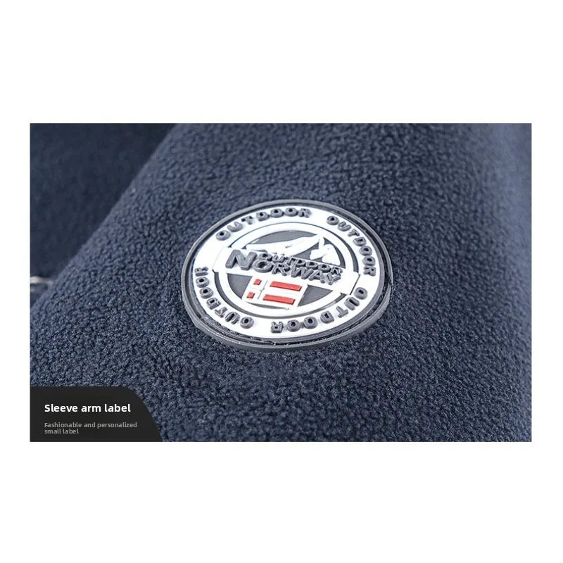 Winter New Fashion Trend Retro Sports Thick Warm Lamb Wool Jacket Men's Casual Loose Comfortable High-Quality Plus Size Jacket