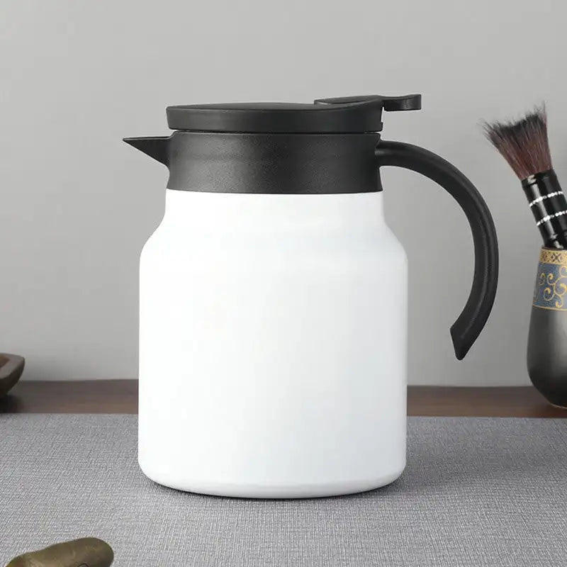 Insulated Pot Stainless Steel Tea Separation Thermos Pot Multifunction Kettle 800-1000ML Portable Handle Pot Insulated Pot