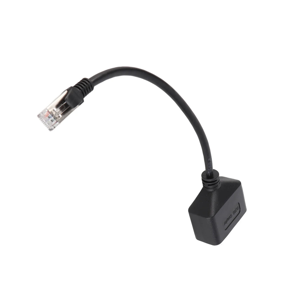 Universal RJ45 Ethernet Adapter Cable Extension 1 to 2 Port Excellent Connection Transmission Splitter Adapter for Home Office