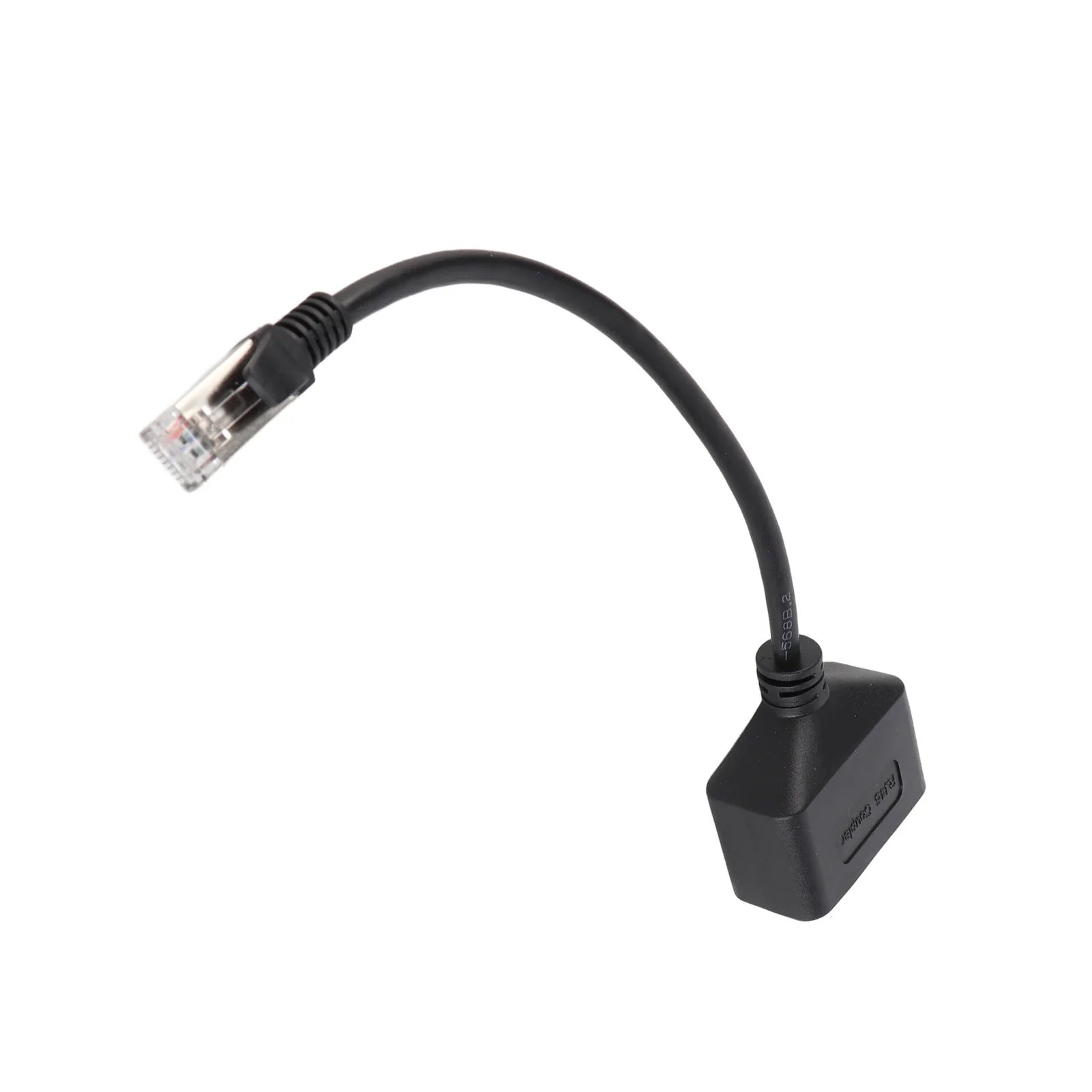 Universal RJ45 Ethernet Adapter Cable Extension 1 to 2 Port Excellent Connection Transmission Splitter Adapter for Home Office